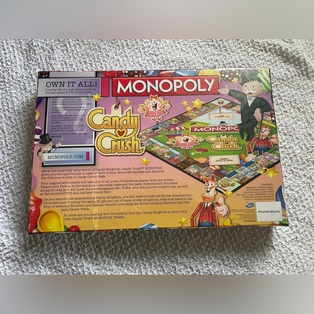 NEW Monopoly Candy Crush Board Game Sealed - Picture 2 of 4